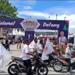Ketua DPC Gerindra Toba Konvoi Bersama Relawan Bobby-Surya di Acara Kampanye Akbar Venue Balige!