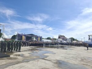 Sie Propam Polres Toba Cek Kesiapan Personil Pengamanan Kampanye Akbar Cagub dan Cawagub Bobby Nasution – Surya
