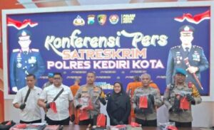 Residivis Curas Minimarket di Ngronggo, di Ringkus Polres Kediri Kota