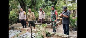 Bhabinkamtibmas Kelurahan Kebon Kosong Monitoring Ketahanan Pangan