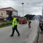 Strong Point Pagi Hari Berikan Rasa Aman Dan Demi Kelancaran Arus Lalu Lintas