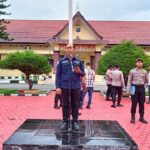 Pimpin Apel Pagi, Kasi Humas Polres Toba Sampaikan Arahan Dan Motivasi