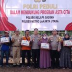 Kodim 0502 Jakarta Utara bersama Polres Jakarta Utara Gelar Launching Gerakan Pangan Merah Putih di Kelapa Gading