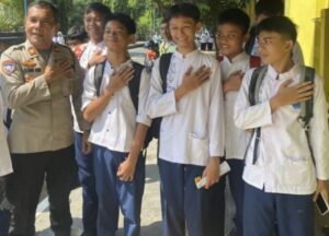 Cegah Tawuran Pelajar Kanit Binmas Sampaikan Imbauan Kepada Pelajar
