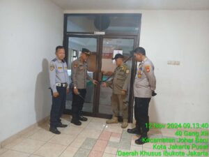 Peran Polsek Johar Baru dalam Pengamanan dan Penjagaan Gudang Logistik KPU di Kecamatan Johar Baru