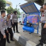 Program ‘Sedekah Angin’ yang Inovatif diberikan Satlantas Metro Jakarta Timur untuk Masyarakat