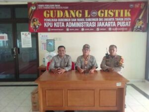 Pengecekan Pengamanan Gudang Logistik Pilkada Kecamatan Cempaka Putih