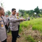 Wakapolda Tinjau Lahan Program Ketahanan Pangan Di SPN Polda Metro Jaya