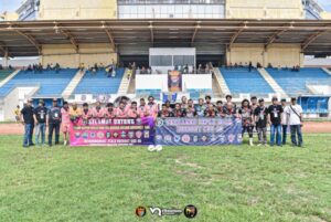 Alumni Boedoet 145 Basis Cus 40 Adakan Turnamen Sepak Bola Antar Basis U35+ di GOR Ciracas Jakarta Timur