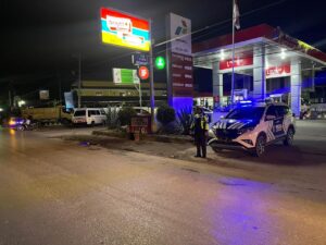 Satlantas Polres Toba Patroli Blue Light Gatur Dan Pantau Jalanan Di Malam Hari