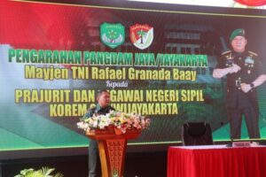 Pangdam Jaya Berikan Pengarahan kepada Prajurit dan PNS Korem 051/WKT