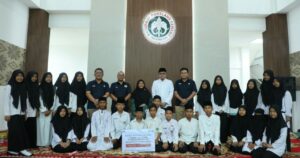 PT Semen Baturaja Syukuri Capaian HUT ke – 50 Dan Berikan Santunan Pada 50 Anak Yatim