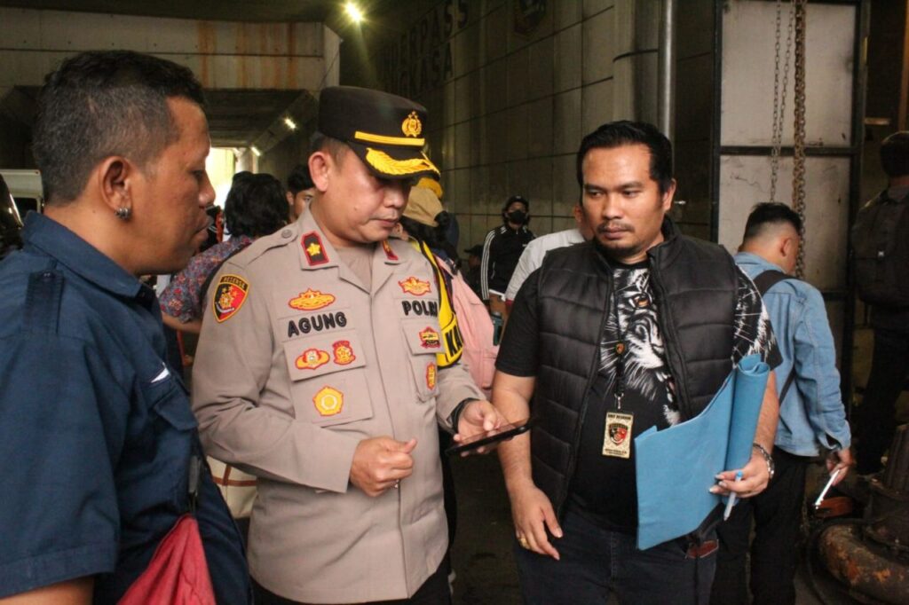 Polsek Kemayoran Tangkap Dua Pelaku Pencurian Kabel