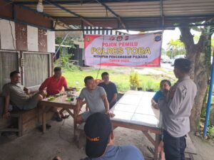 Jelang Pilkada, Polsek Laguboti Sampaikan Pesan Kamtibmas