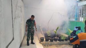 Waspada Demam Berdarah, Koramil 06/Cakung Mempelopori Kebersihan Dan Kesehatan Lingkungan