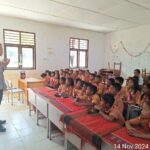 Bhabinkamtibmas Hadir Berikan Binluh Dan Edukasi Kepada Pelajar SDN 173640 Sitorang Jae