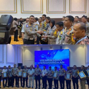 Kasatlantas dan Kadishub Sumenep Terima Penghargaan Juara Kategori Perencanaan Terbaik Kawasan Tertib Lalu Lintas 2024