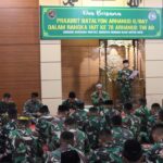 Prajurit Batalyon Arhanud 6/BAY Melaksanakan Syukuran Doa Bersama di Masjid Jami’ Al Izzah