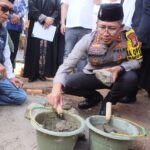 Kapolres Metro Jakut Hadiri Peletakan Batu Pertama Masjid dan Pondok Pesantren Shibghotallah Al-Islamy
