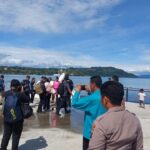 Satlantas Polres Toba Laksanakan Pengawalan Kunjungan Menpora RI