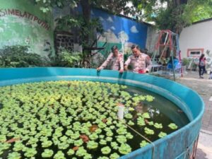 Panit Binmas, Anggota Binmas dan Kapolsubsektor Kayu Awet Polsek Johar Baru, Pengecekan Terkait Ketahanan Pangan