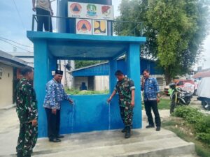 Pasiter Kodim 0507/Bekasi Lakukan Monitoring Sumur Bor Hasil Program Manunggal Air Bersih Kasad