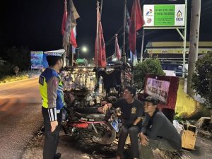 Satlantas Polres Toba Gelar Patroli Blue Light Dan Pantau Jalanan di Malam Hari