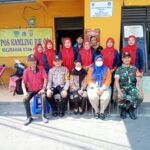 Babinsa Koramil 07/Kemayoran Petugas Kesehatan Laksanakan Pos Pin Polio Balita Dan Pengecekan Kesehatan Lansia
