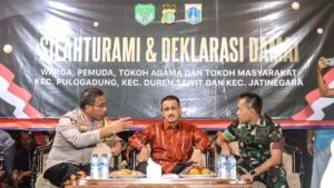 Forkopimko Jakarta Timur gelar silaturahmi dan deklarasi damai di lokasi tawuran Kebon Singkong