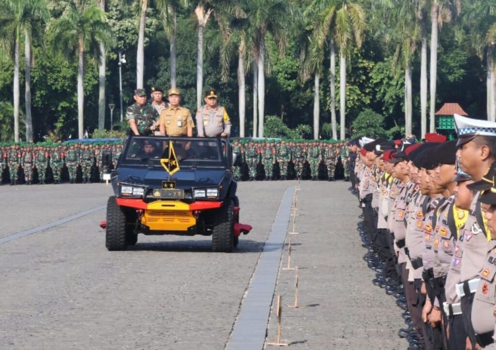 Kapolda Metro dan Pangdam Jaya Pimpin Apel Kesiapan Pengamanan Pilkada 2024 di Monas