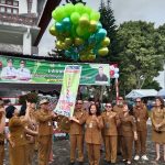 Hari Kesehatan Nasional, Hari Guru Nasional, dan Hari Olahraga Nasional Dirayakan Dengan Meriah di Kab. Toba