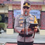 153 Personel Polres Toba Siap Amankan TPS Pilkada Toba Tahun 2024