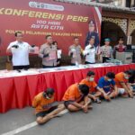 Polisi Tangkap Pengguna dan Pengedar Narkoba di Jalan Kunti, Amankan 6 Tersangka dan Barang Bukti 1 Kg