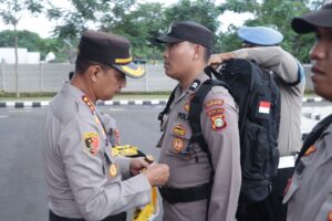 Apel Pergeseran Pasukan Pengamanan TPS  Pilkada Serentak 2024 di Polres Metro Tangerang Kota