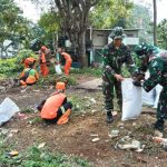 Koramil 01/Jatinegara Giat Karya Bhakti Pembersihan Fasos dan Fasum