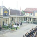 Polres Kediri Kota Gelar Apel Pergeseran Pasukan Pengamanan TPS Pilkada 2024