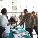 Wakapolda Metro Jaya Bersama Tim Asistensi dari Mabes Polri Melakukan Pengecekan TPS