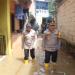 Polres Metro Jakarta Timur Lakukan Pengecekan Lokasi Banjir Kebon Pala