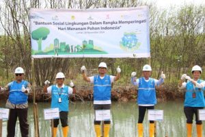 Komitmen Hijau PT PLN IP UBP Banten 3 Lontar Dan PLN EPI Dalam Rangka Hari Menanam Pohon Indonesia Tahun 2024