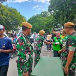 Batalyon Arhanud 6/BAY Gelar Kegiatan Jum’at Berbagi, Dalam Rangka Memperingati HUT Arhanud ke-78