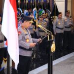 Polri Gelar Upacara Korps Raport Kenaikan Pangkat Pejabat Tinggi