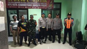 Patroli Tiga Pilar Menteng Kontrol Kantor PPK Kecamatan Menteng Pasca Pilkada DKI Jakarta