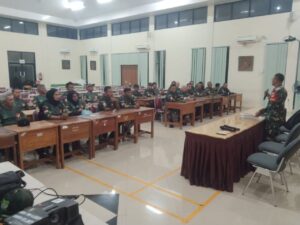 Danramil 08/Jagakarsa Memberikan Sosialisasi Wawasan Kebangsaan Anggota Mitra Jaya