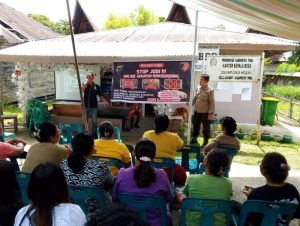 Satreskrim Polres Toba Berikan Himbauan Bahaya Judol dan Perjudian Konvensional Kepada Masyarakat