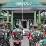 Kodim 0504/Jakarta Selatan Laksanakan Latihan Penanggulangan Huru Hara (PHH)