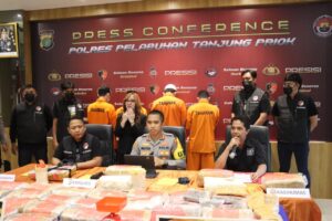 Dukung Program Asta Cita Presiden, Polres Pelabuhan Tanjung Priok Tangkap Tersangka Narkoba