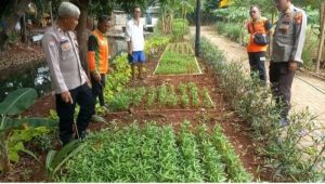 Polisi Penggerak Ketahanan Pangan Lakukan Pembinaan Kepada Kelompok Tani di Pulogadung