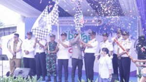 Wakapolres Turut Melepas Mudik Gratis Nataru 2024 di Terminal Bus Kampung Rambutan