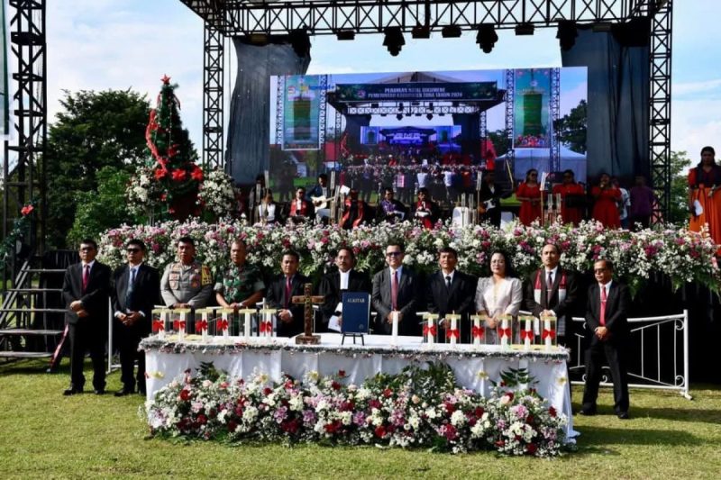 Perayaan Natal Oikumene Pemerintah Kabuptaen Toba 2024