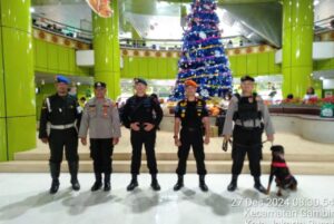 Polsek Metro Gambir Pastikan Keamanan di Stasiun Gambir Jelang Libur Akhir Tahun